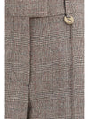 tailored linen and wool-blend pants