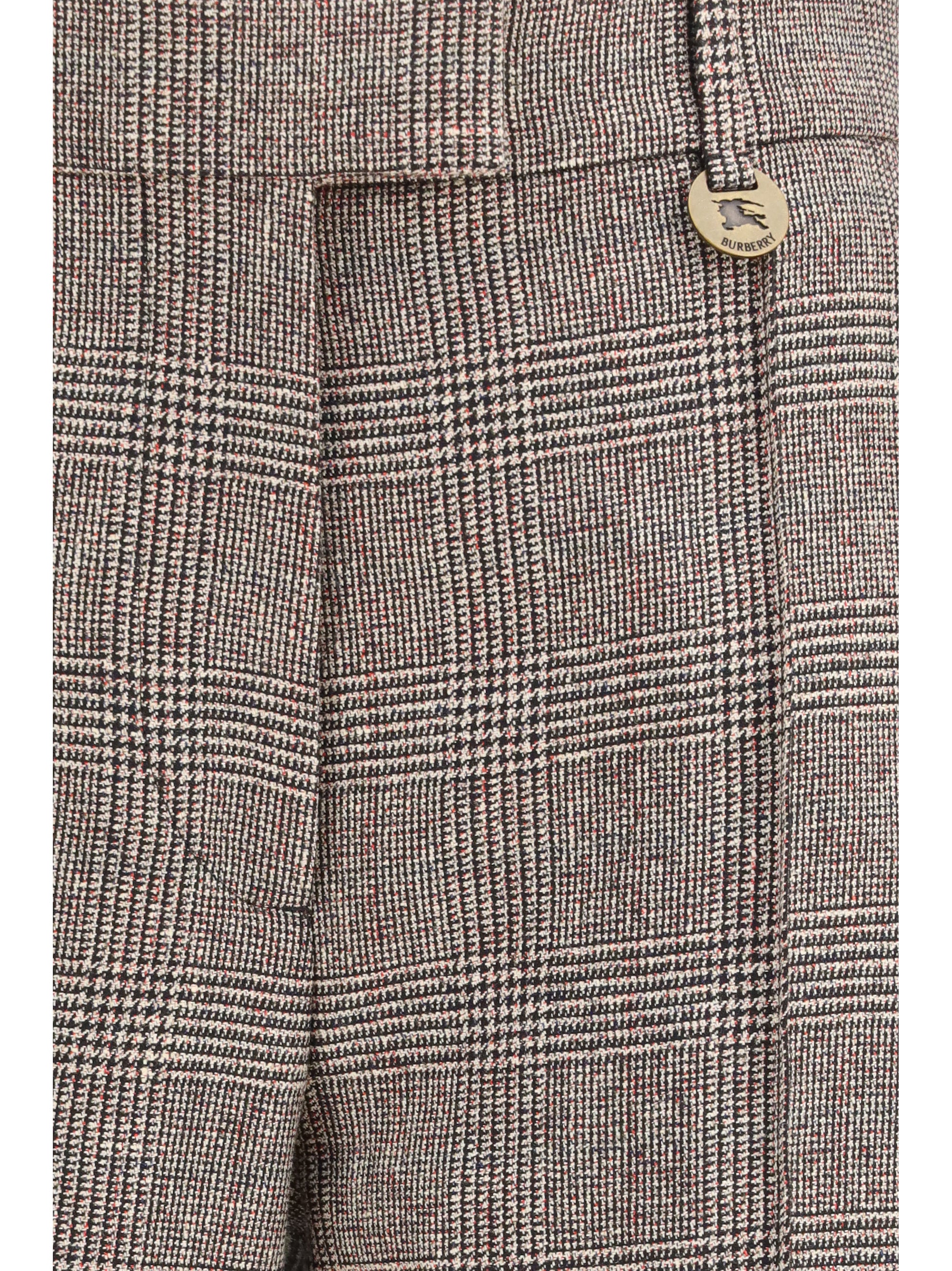 tailored linen and wool-blend pants
