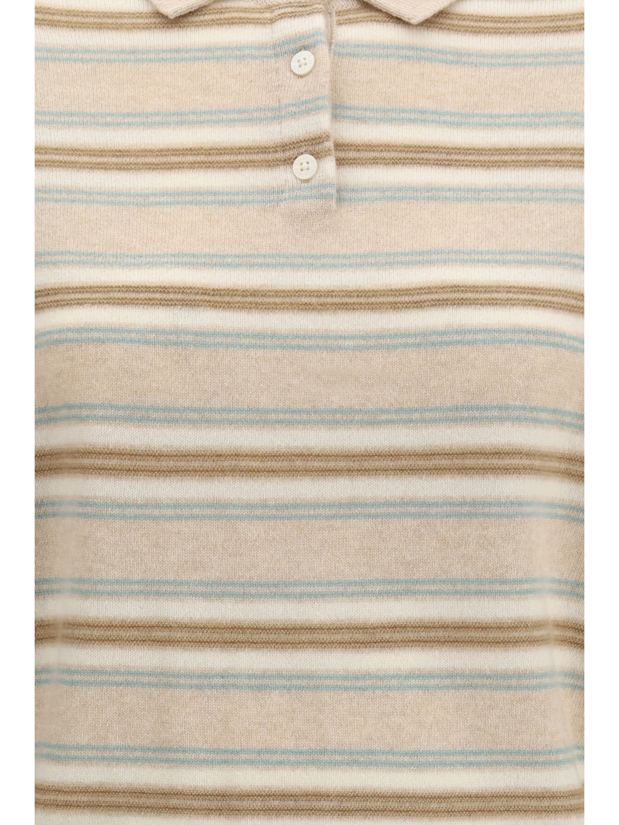 college striped polo sweater