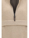 cashmere half-zip sweater