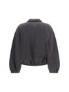 alva crop zip-up sweatshirt with pocket