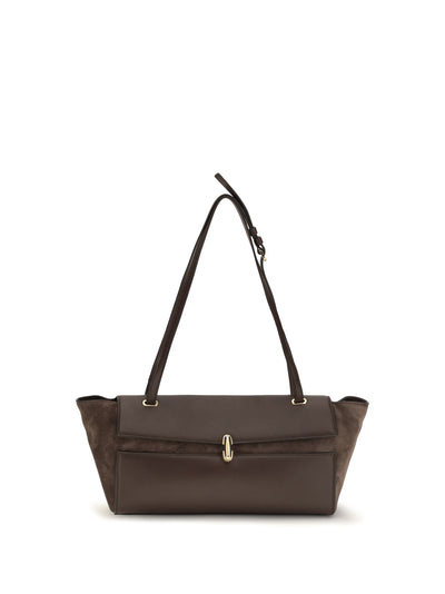 symmetry trapeze medium shoulder bag