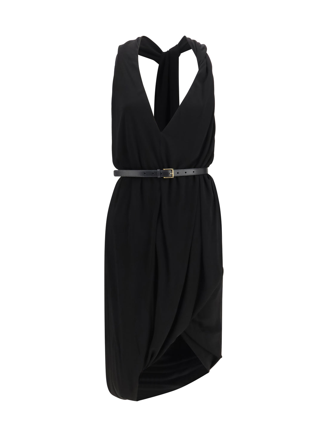 LOEWE 36 draped viscose dress