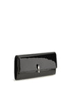 bettina patent leather chain wallet