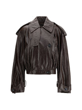 MAX MARA SPORTMAX 40 short hybrid trench coat in coated cotton