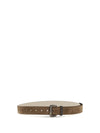 suede belt with jewelry detail