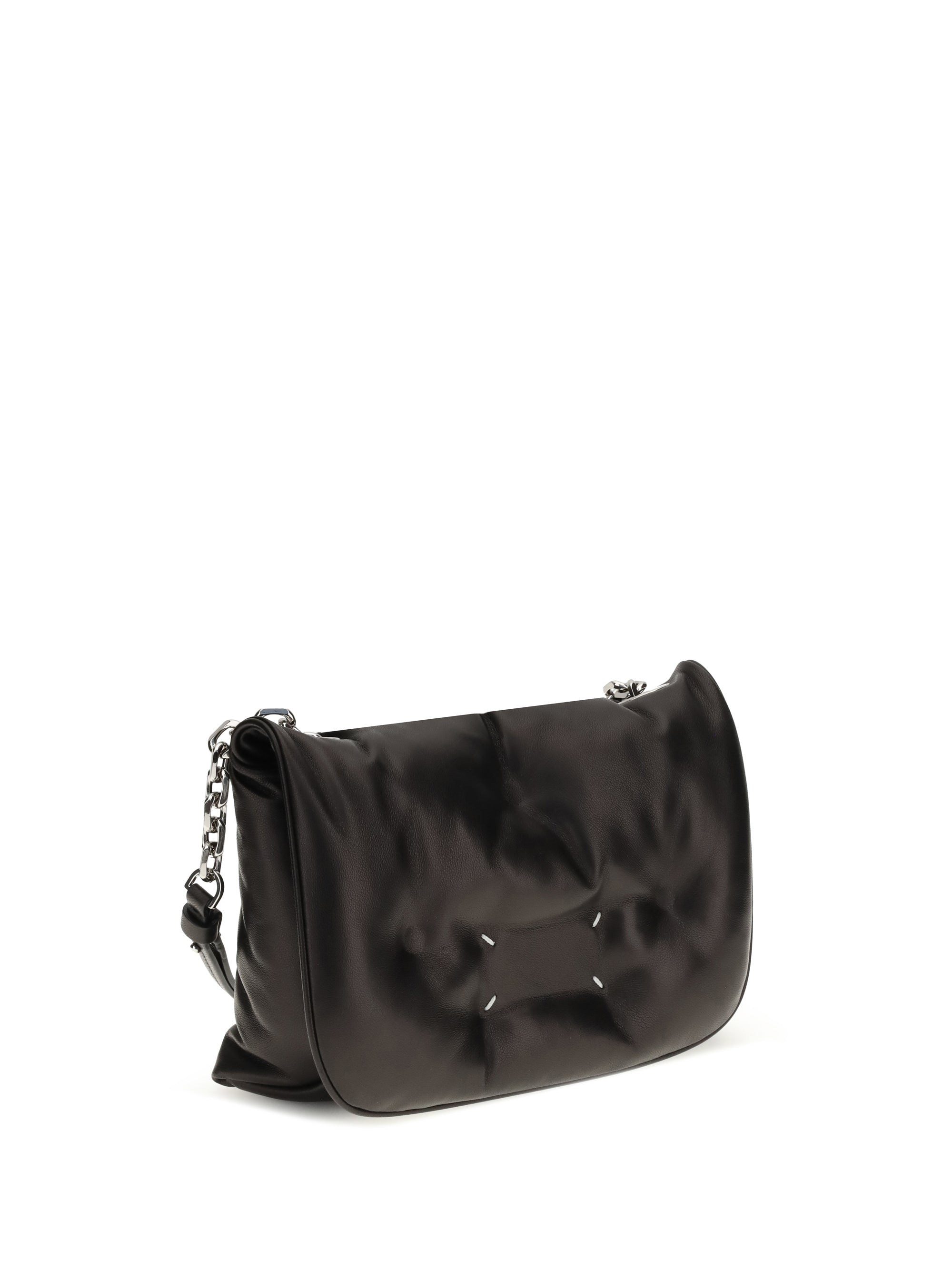 glam slam flap quilted leather mini bag
