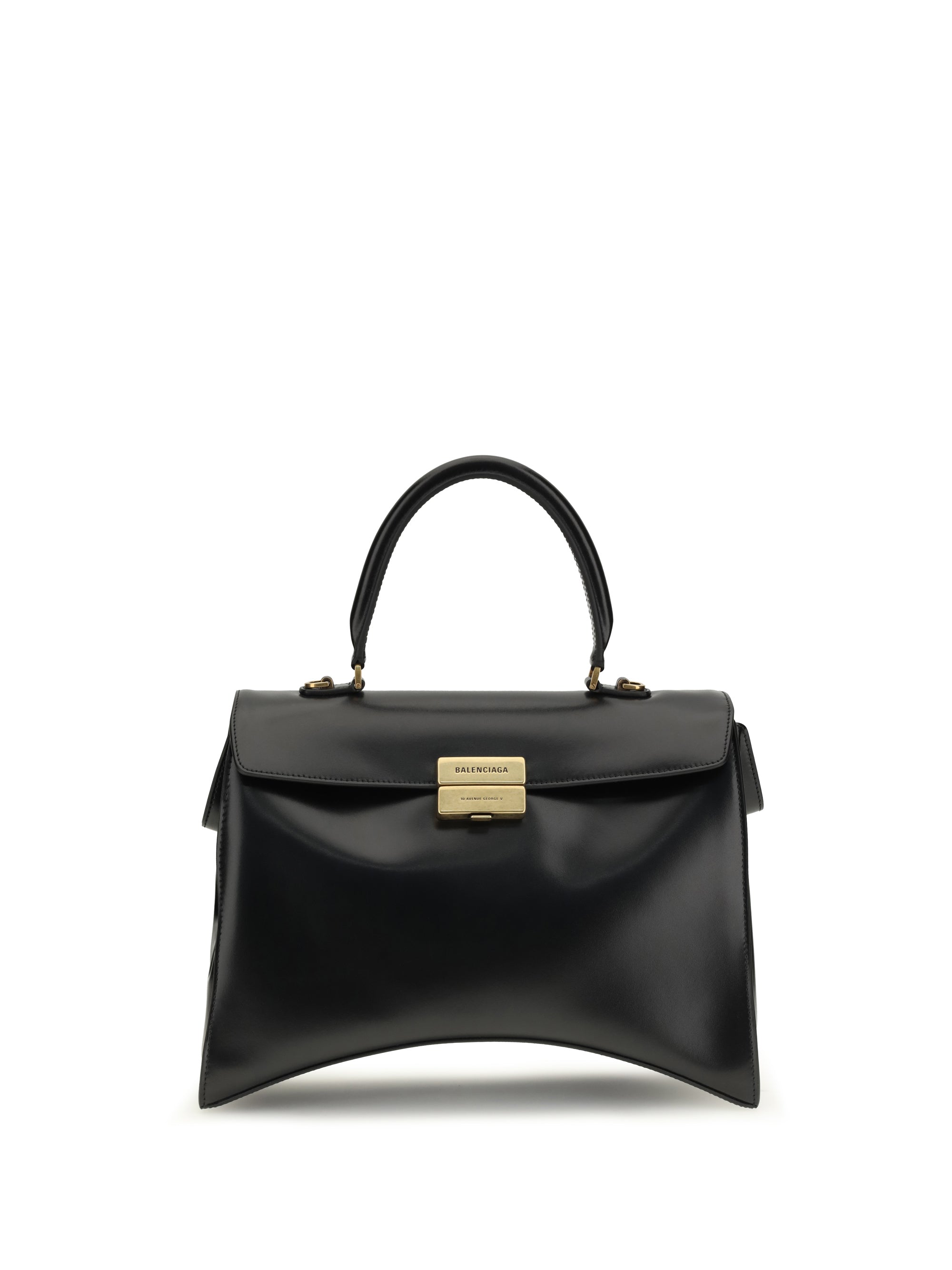 medium hourglass avenue top handle bag