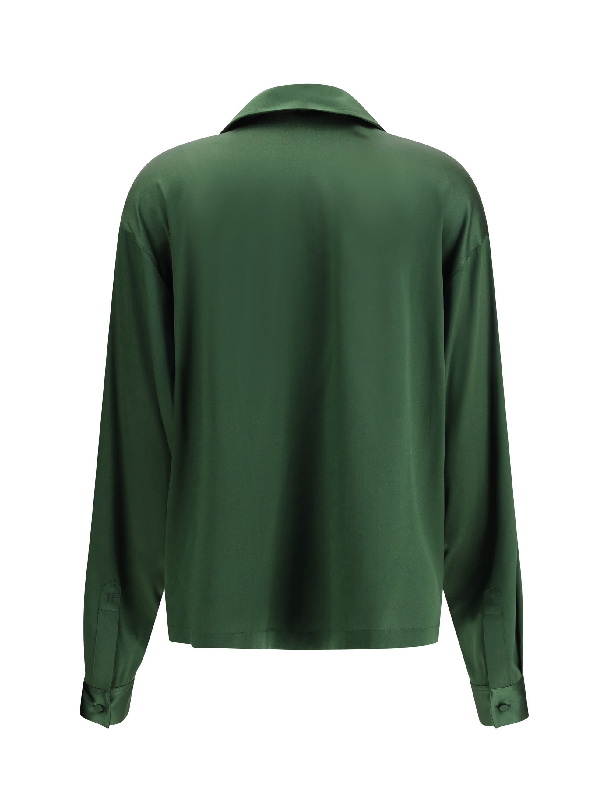 stretch silk shirt