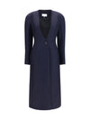 long virgin wool coat