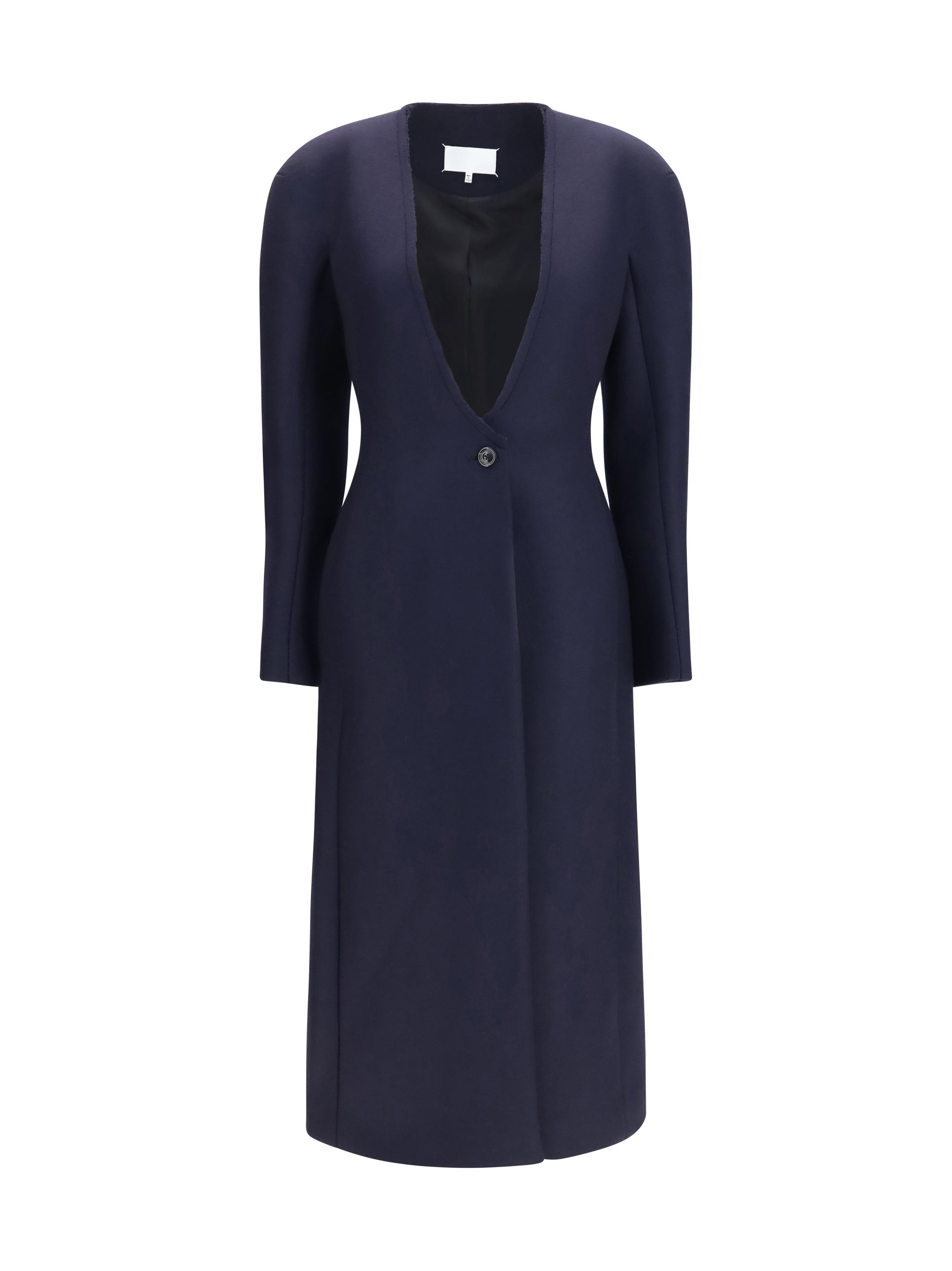 long virgin wool coat