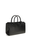 small antigona catchall glossy grained leather handbag