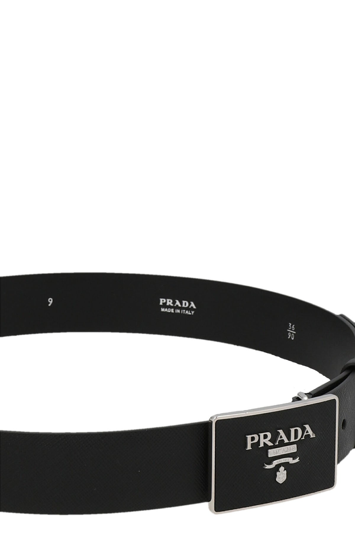 saffiano leather belt