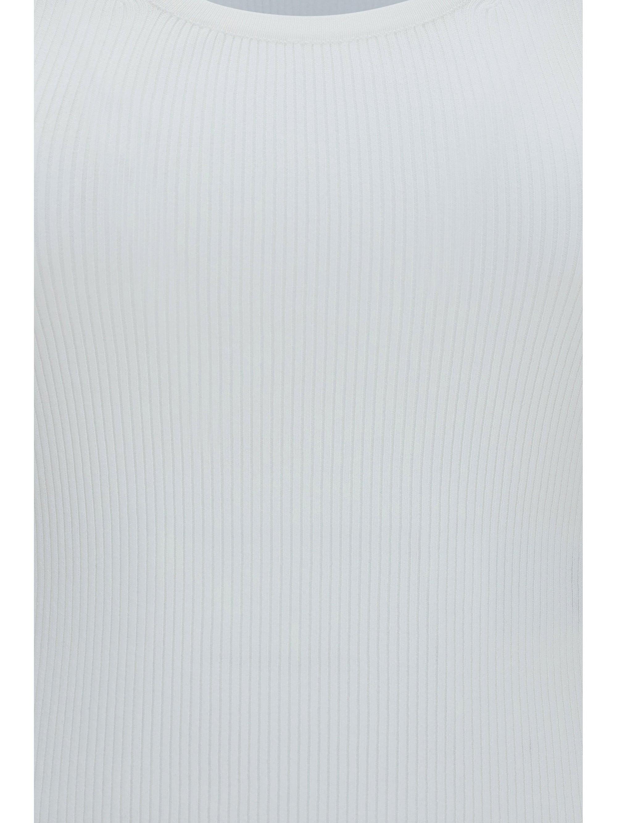 ribbed jersey tank top