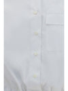 cotton shirt with drawstring waist