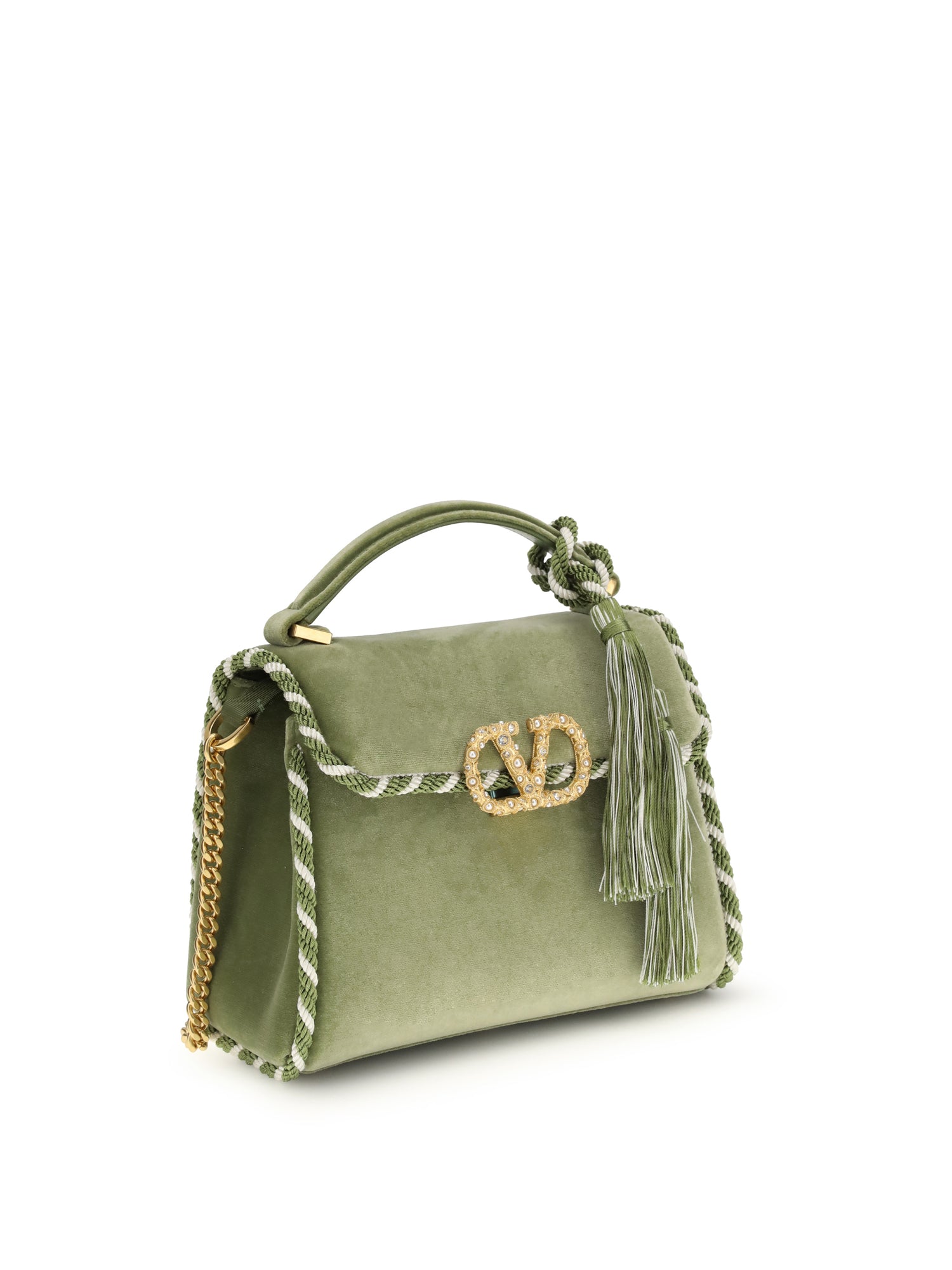 VALENTINO GARAVANI OS velvet vsling handbag