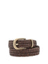 BRUNELLO CUCINELLI L braided stretch leather belt