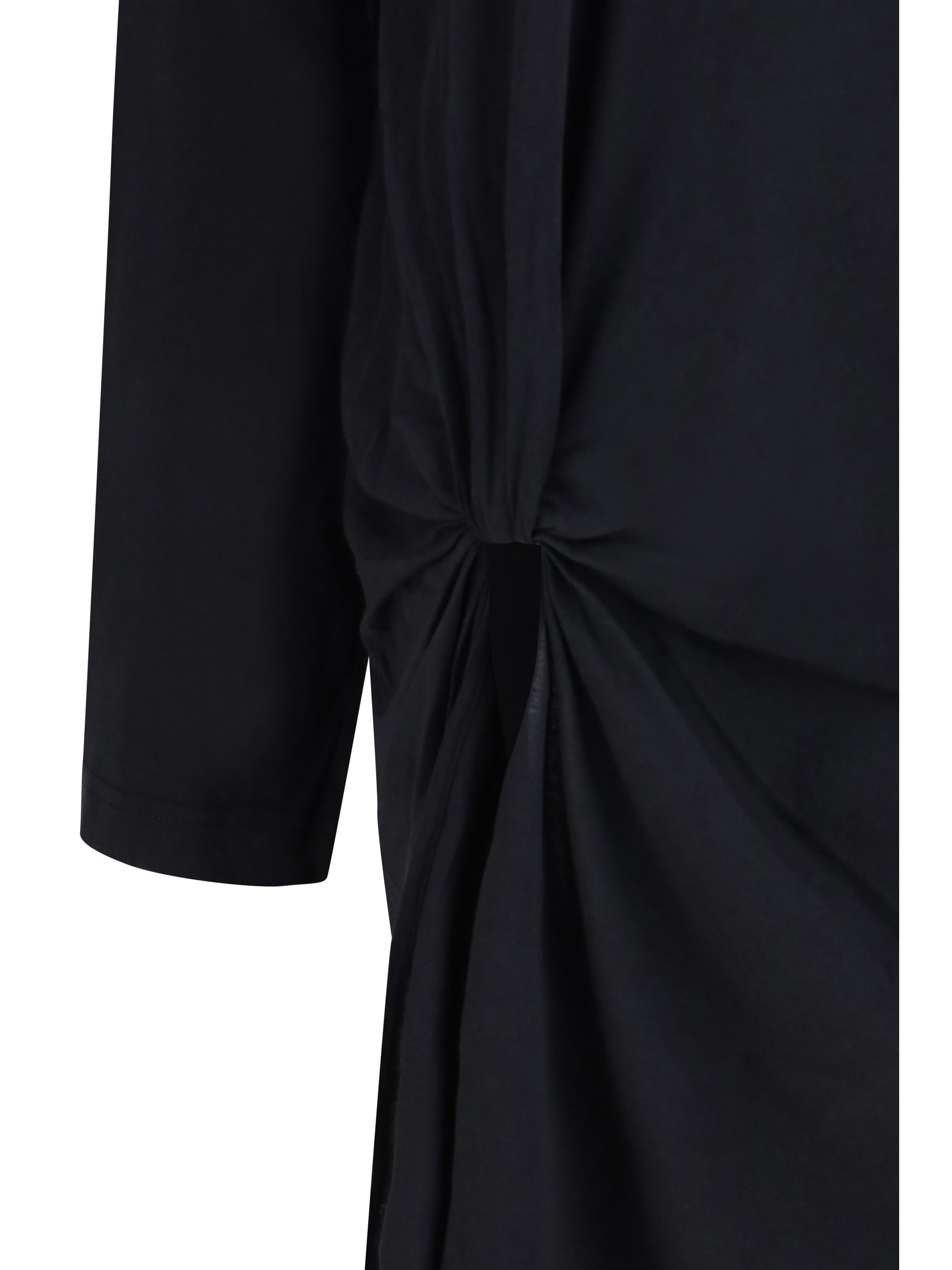 twisted-knot cotton dress