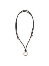 BRUNELLO CUCINELLI OS leather eyeglass cord with charm