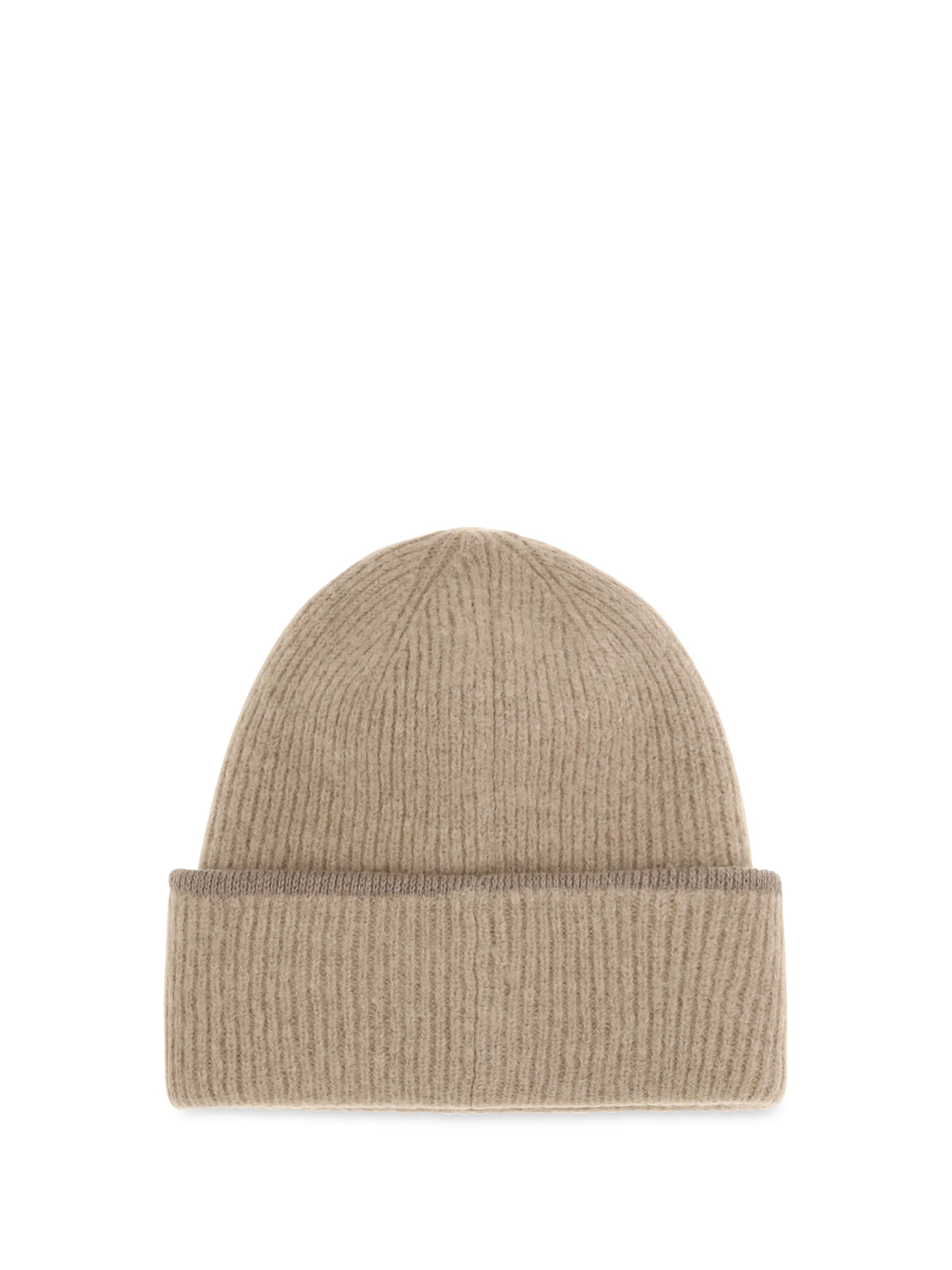 gros grain ribbed beanie