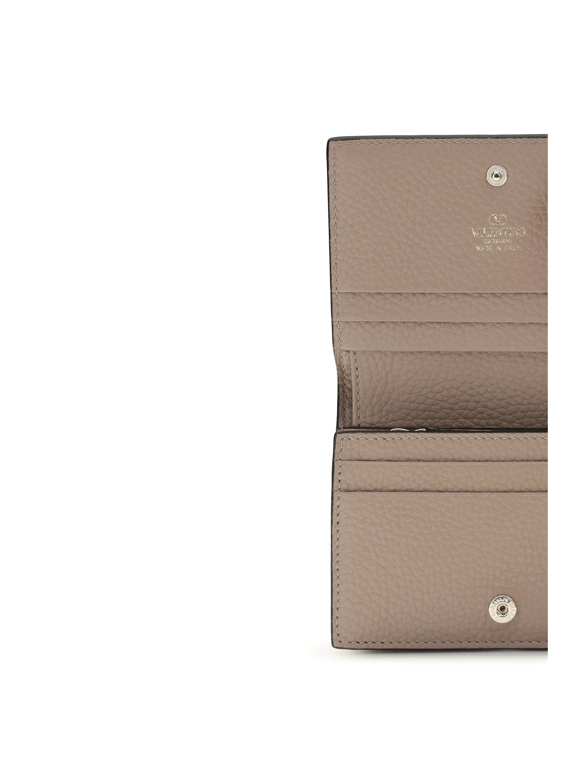 rockstud leather wallet