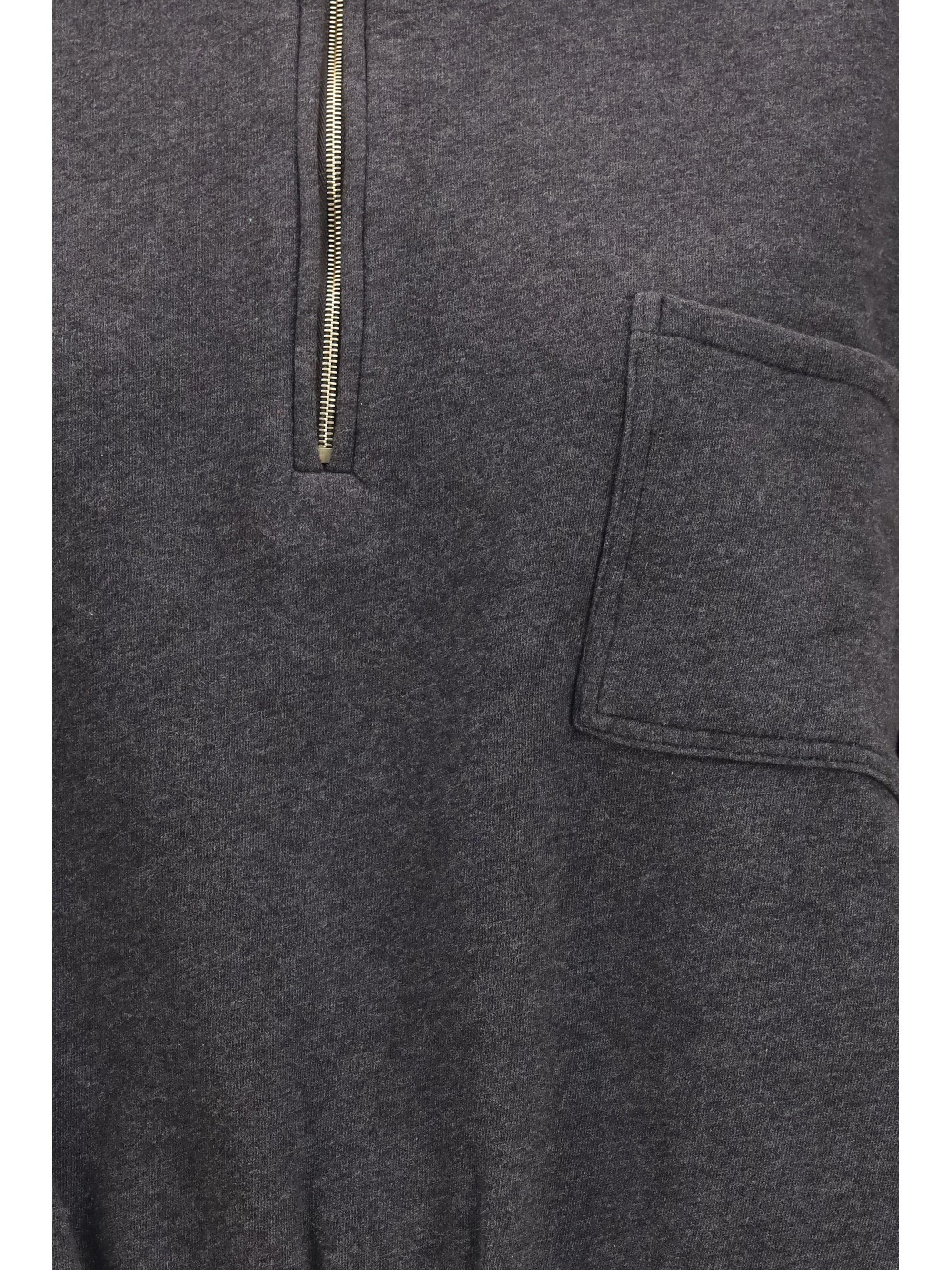alva crop zip-up sweatshirt with pocket