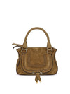 small suede shoulder bag