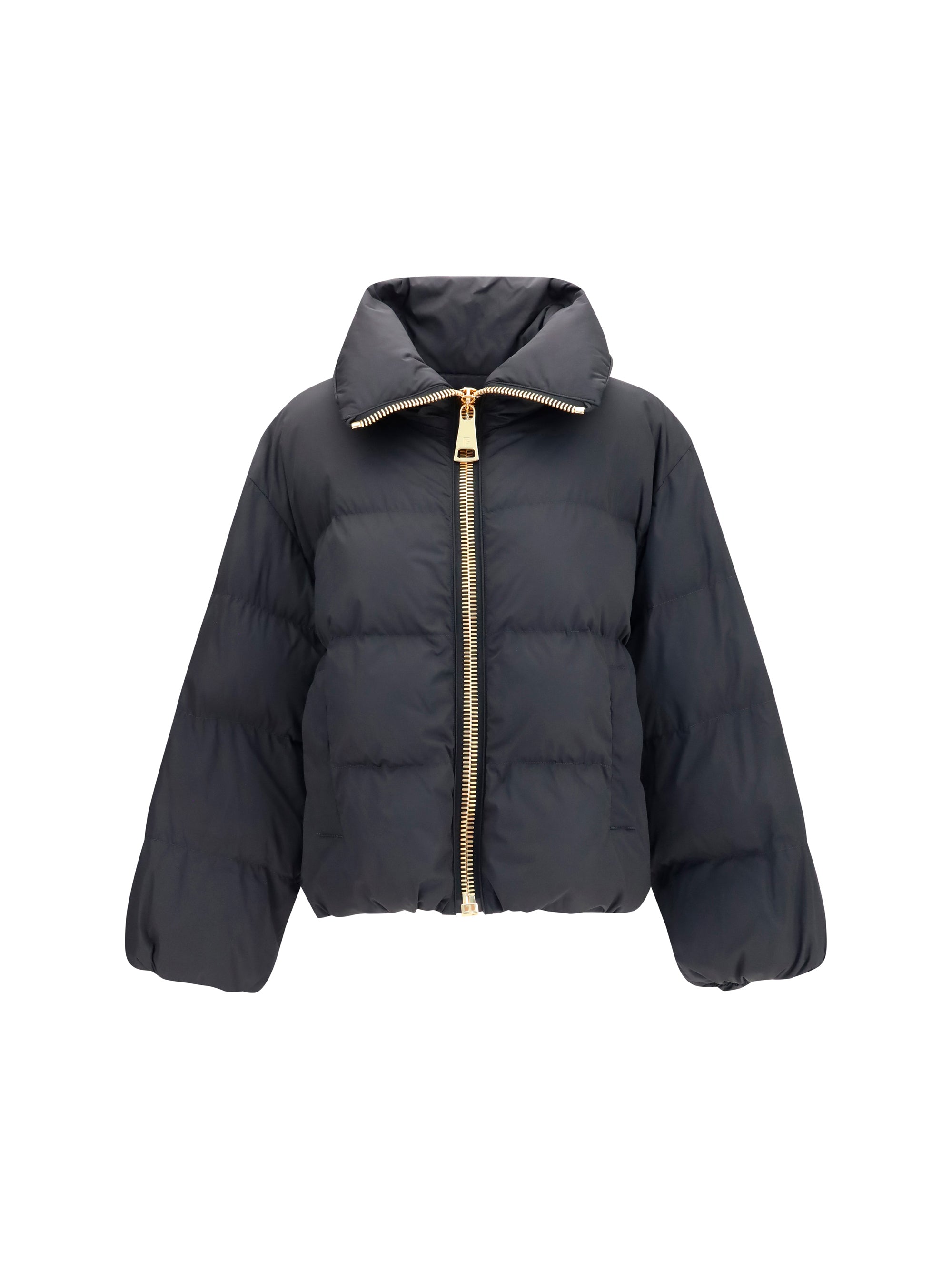 padded high-neck jacket