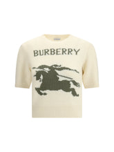 BURBERRY L wool and cashmere ekd knit