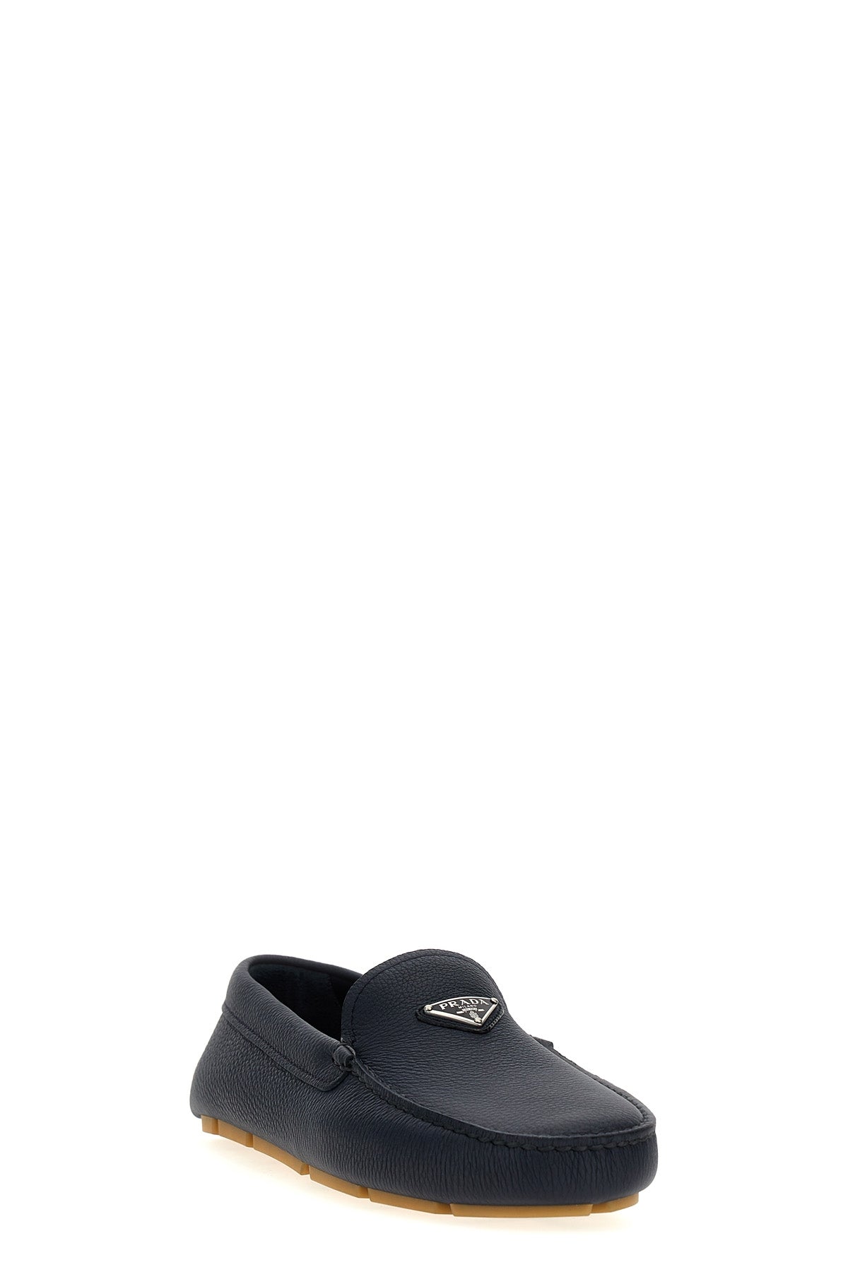 driver loafers in hammered leather
