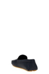 driver loafers in hammered leather