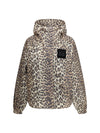 leopard raincoat jacket