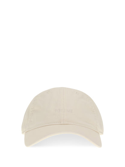 TOTEME OS cotton baseball cap