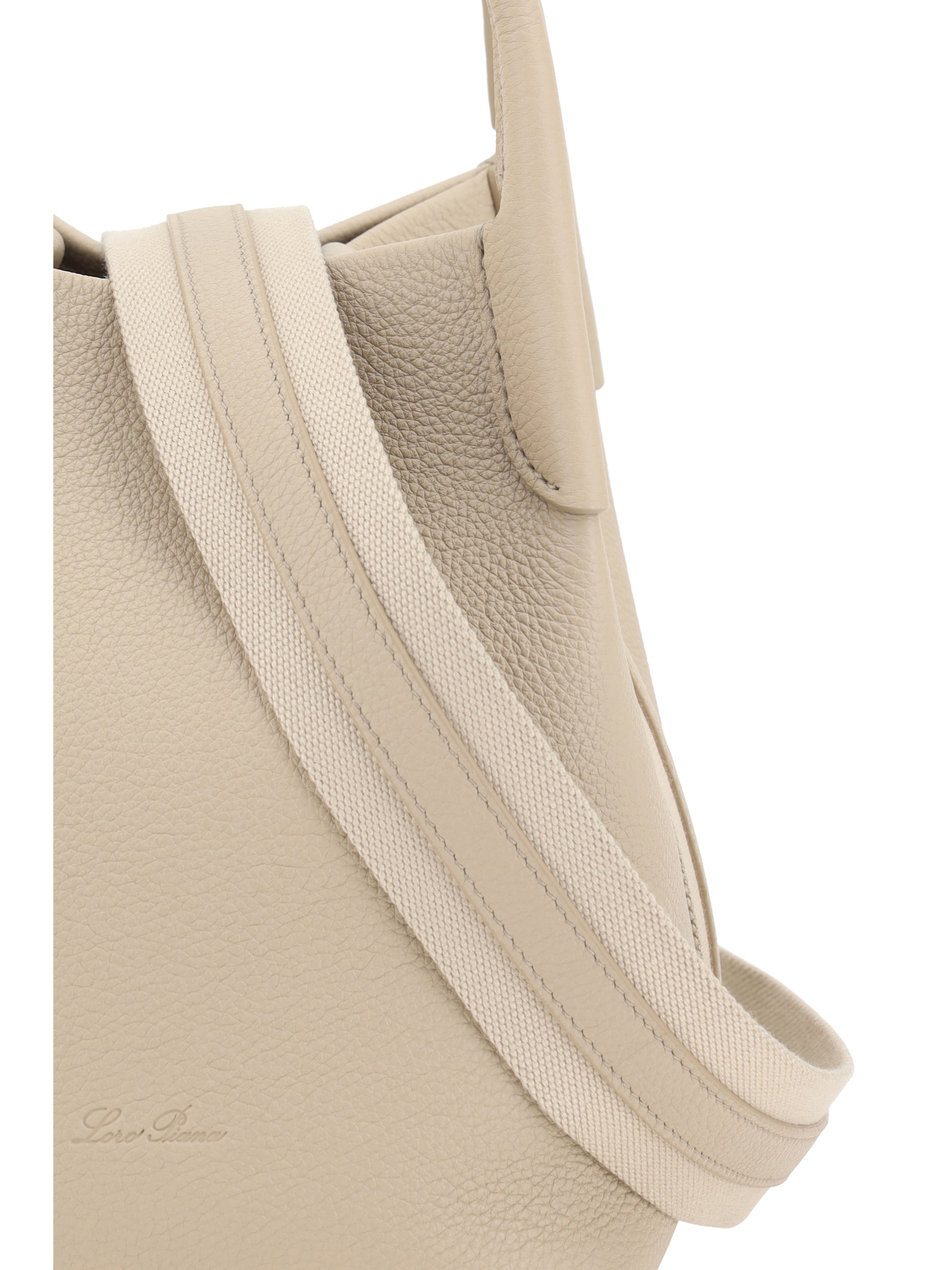 LORO PIANA OS small bale bucket bag