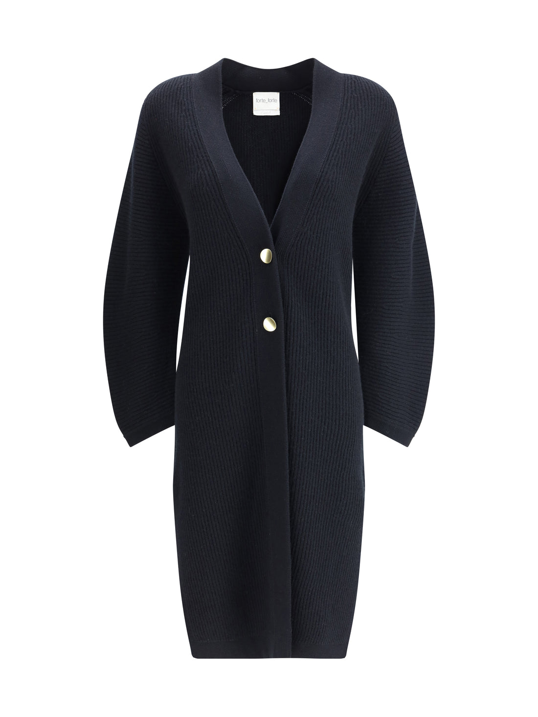FORTE_FORTE 0 long ribbed cashmere cardigan