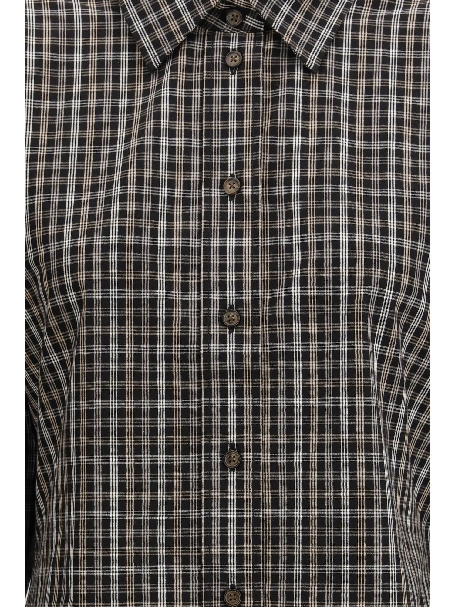 ROHE 36 checked shaped shirt