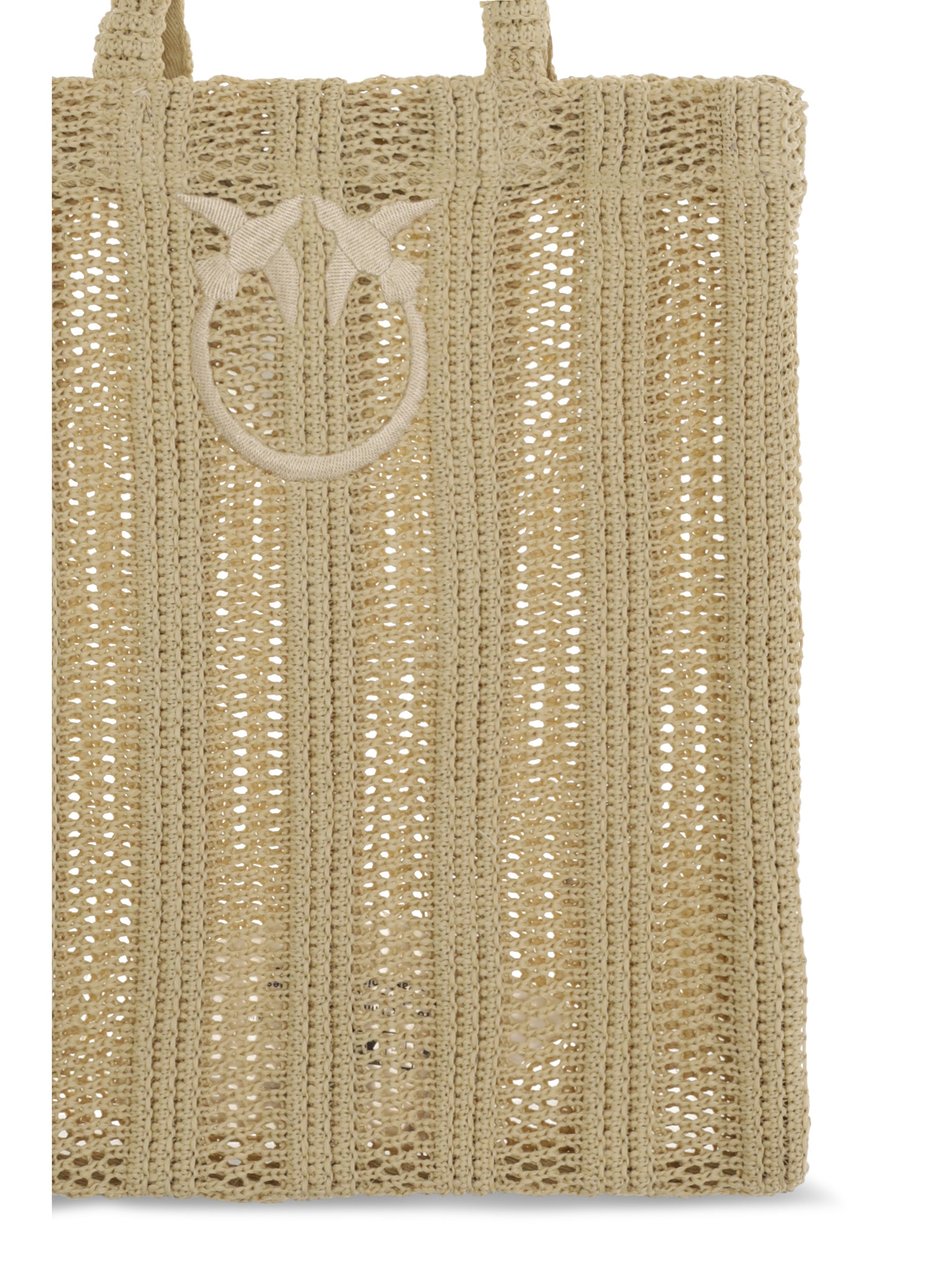 medium easy tote bag in raffia