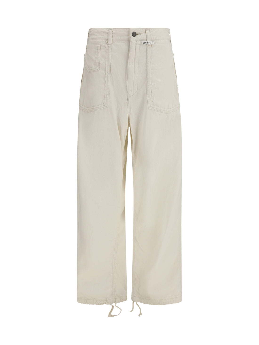 MAISON MIHARA YASUHIRO 36 cut-out pocket denim pants