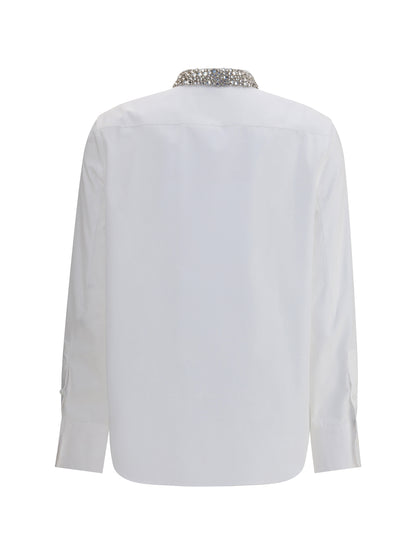 ALEXANDER MCQUEEN 42 shirt with embellished collar