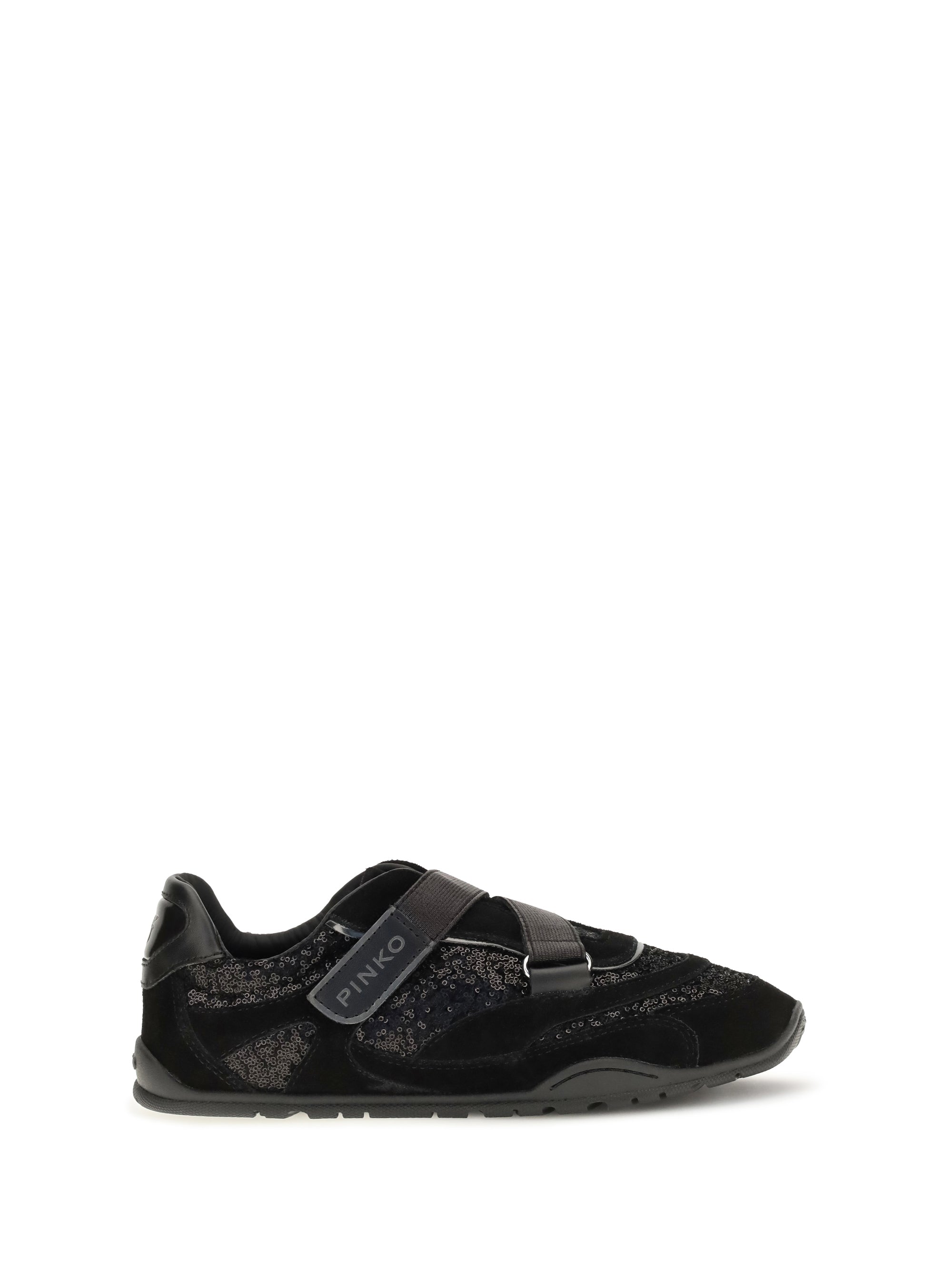 yulia suede sneakers with sequins