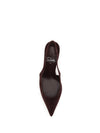 miss z slingback suede pumps