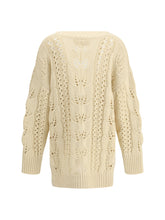 ERMANNO SCERVINO 38 perforated cashmere cardigan