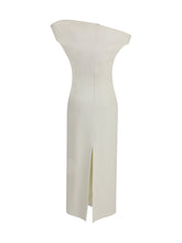 MAGDA BUTRYM 38 white off-shoulder midi dress