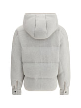 BRUNELLO CUCINELLI 42 lurex down jacket