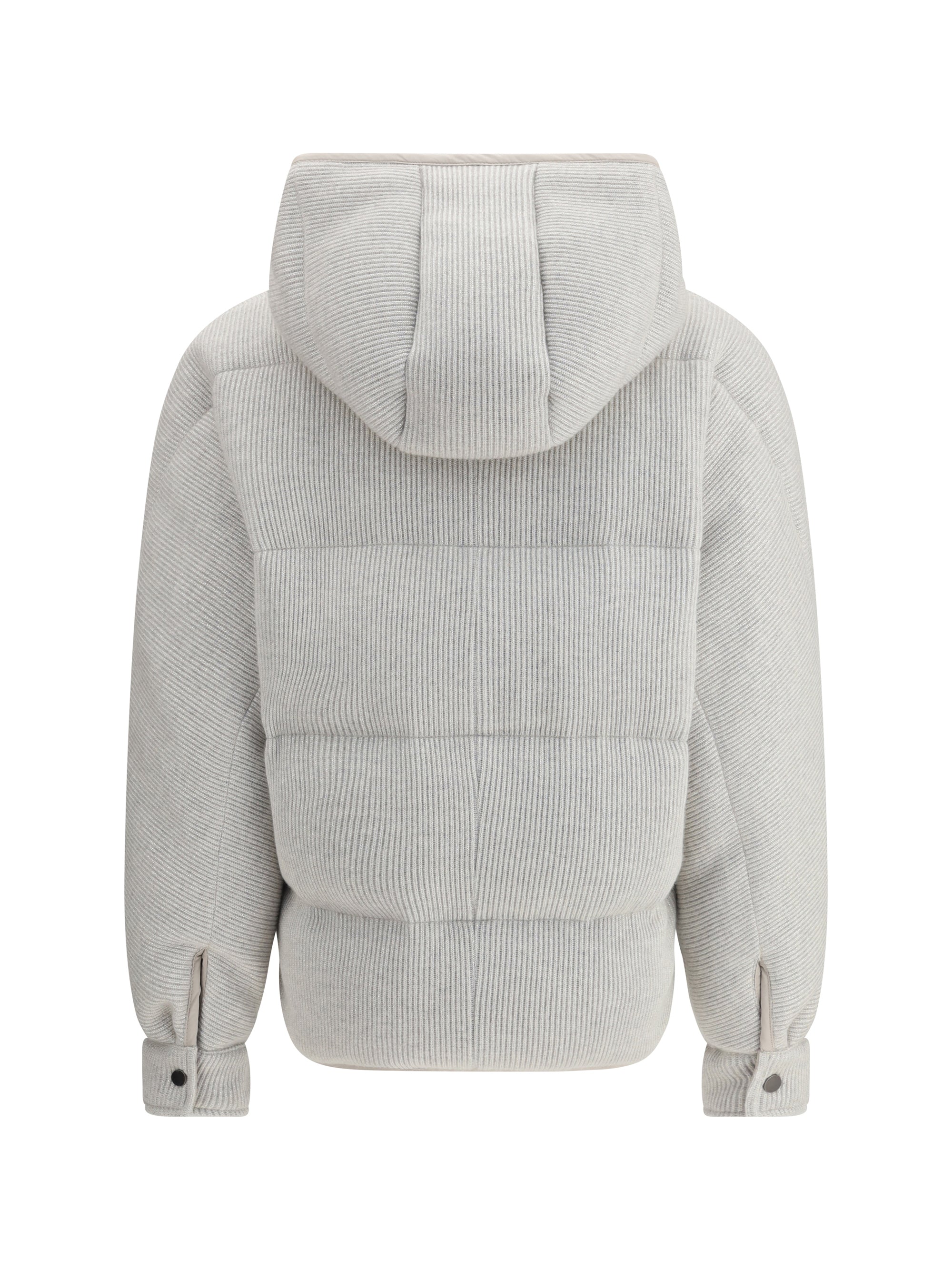 BRUNELLO CUCINELLI 42 lurex down jacket