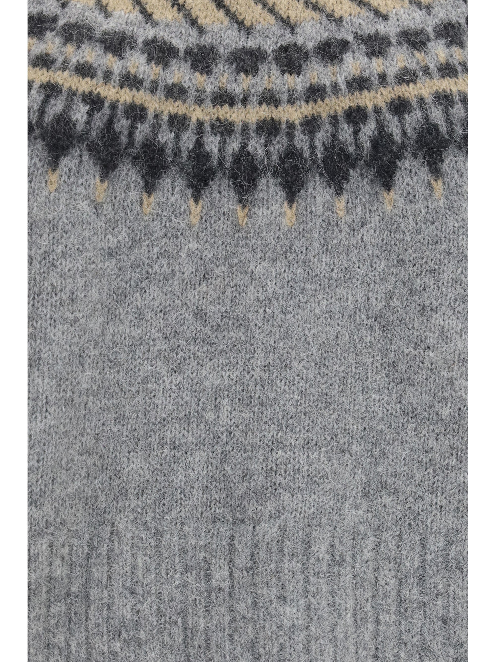 annette fair isle crewneck jumper