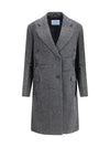 single-breasted shetland wool coat