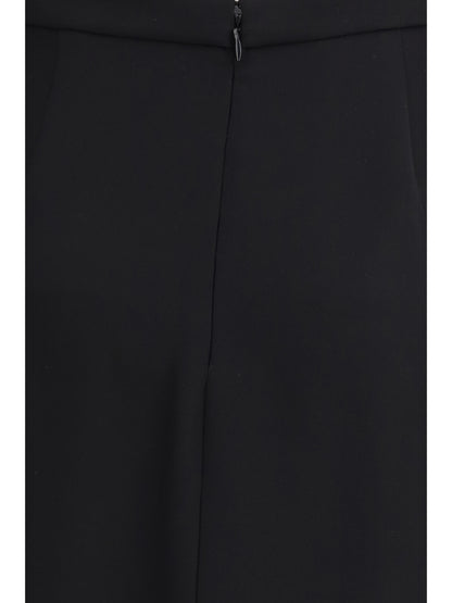 VALENTINO 46 long cady couture skirt