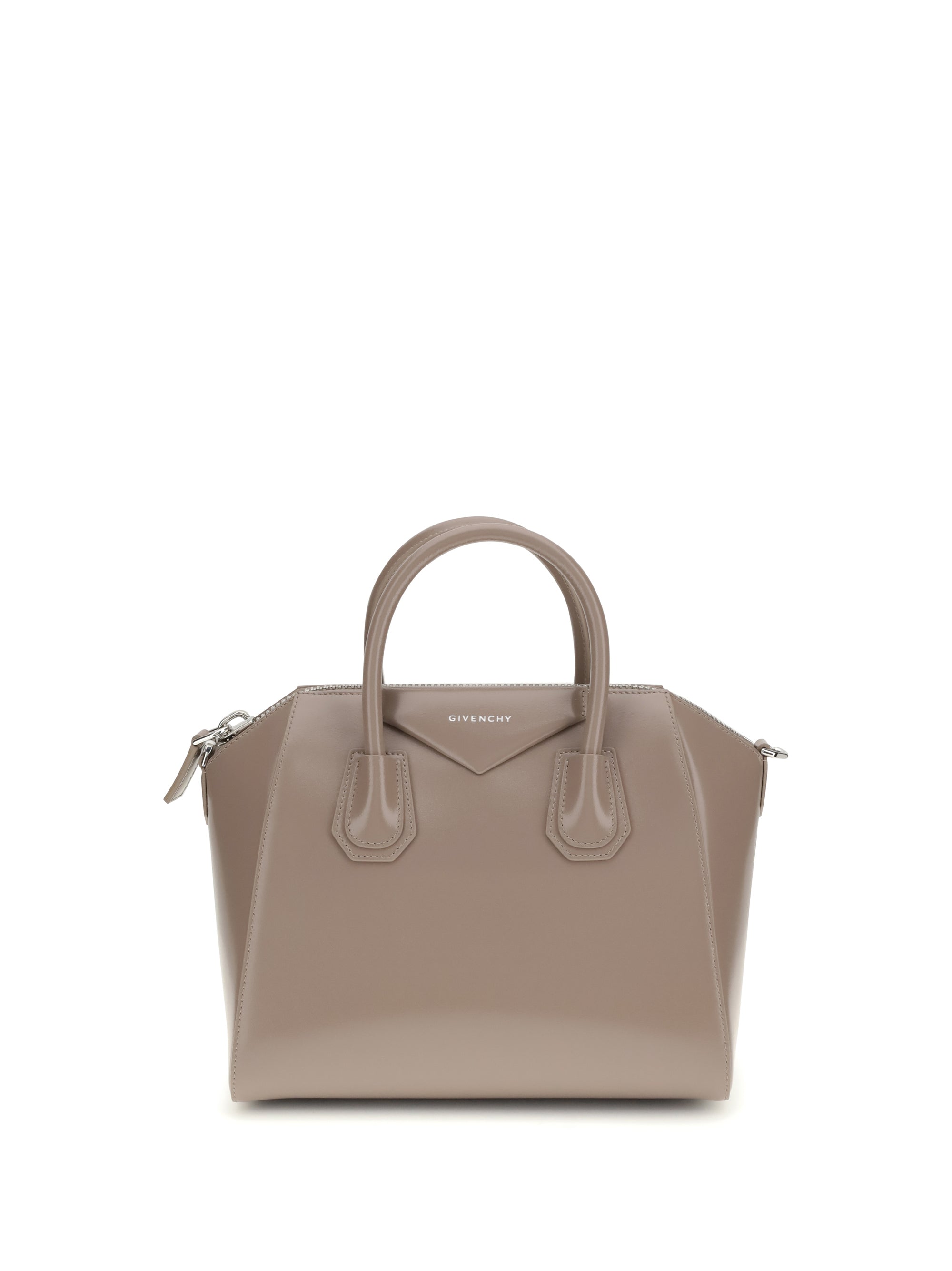 antigona small leather box handbag