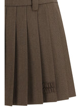 MIU MIU 38 pleated miniskirt